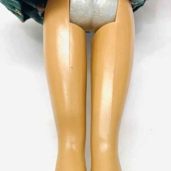 MATTEL BARBIE Doll Blonde Red Hair Blue Eyes Green Top & Skirt Outfit 12" Tall - Picture 11 of 12